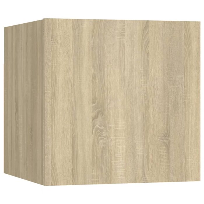 Ensemble de meubles TV 8 pcs Chêne sonoma Bois d'ingénierie – Image 6
