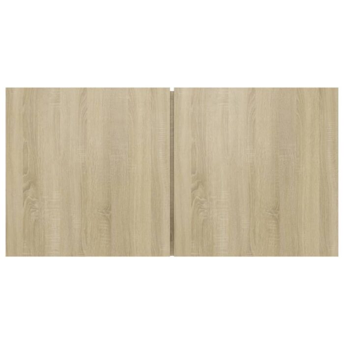 Ensemble de meubles TV 4 pcs Chêne sonoma Bois d'ingénierie – Image 4