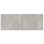 Meuble TV mural Gris béton Bois d'ingénierie – Image 4