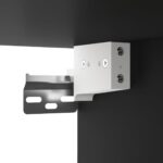 Ensemble de meubles TV 4 pcs Noir Bois d'ingénierie – Image 3