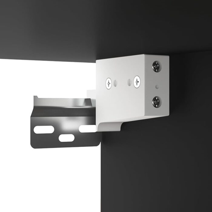 Ensemble de meubles TV 4 pcs Noir Bois d'ingénierie – Image 3