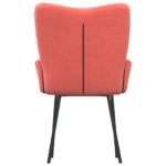Chaises à manger lot de 2 Rose Velours – Image 5