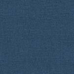 Chaises à manger lot de 2 bleu tissu – Image 6