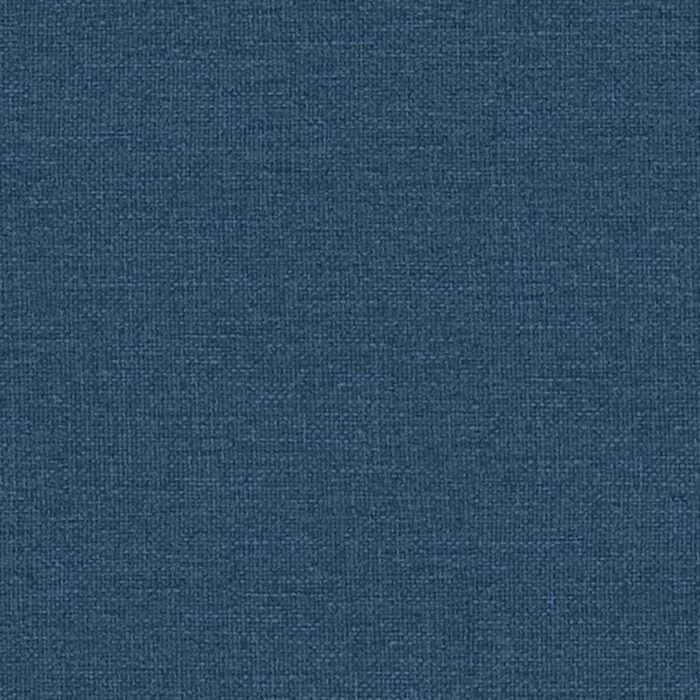 Chaises à manger lot de 2 bleu tissu – Image 6