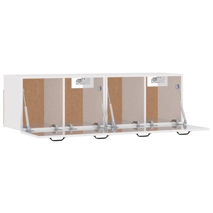 Armoires murales 2 pcs Blanc brillant 80x36,5x35 cm – Image 3