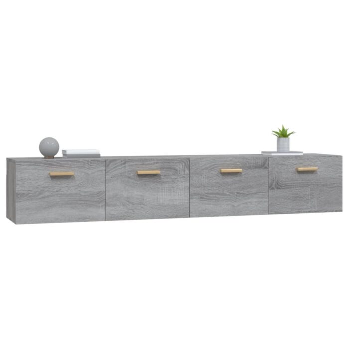 Armoires murales 2 pcs Sonoma gris 100x36,5x35 cm – Image 3