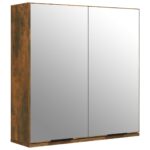 Ensemble d'armoires de salle de bain 3 pcs chêne fumé – Image 5