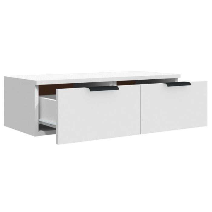 Armoires murales 2 pcs blanc 68x30x20 cm Bois d'ingénierie – Image 5