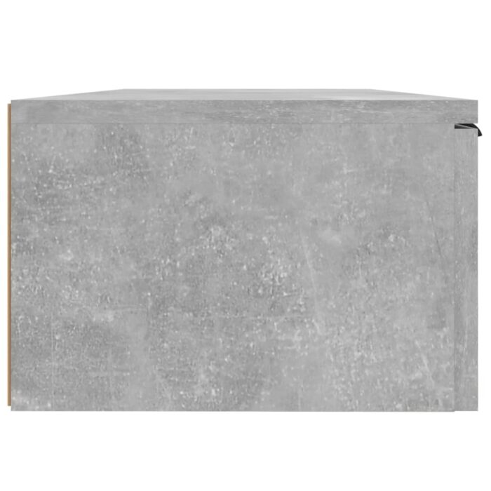 Armoires murales 2 pcs Gris béton 68x30x20 cm Bois d'ingénierie – Image 7
