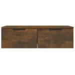 Armoires murales 2 pcs Chêne fumé 68x30x20 cm Bois d'ingénierie – Image 6