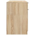 Bureau avec armoire latérale Chêne sonoma Bois d'ingénierie – Image 6