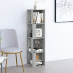 Armoire d'angle Sonoma gris 33x33x132 cm Bois d'ingénierie