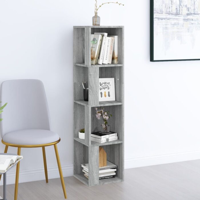 VXL8720287124122_m_en_hd_1.jpg Armoire d'angle Sonoma gris 33x33x132 cm Bois d'ingénierie – Image 1