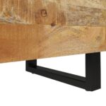 Tables de chevet 2 pcs 40x33x46 cm Bois de manguier solide – Image 4