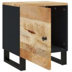 Tables de chevet 2 pcs 40x33x46 cm Bois de manguier solide – Image 7