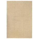 Tapis rectangulaire Naturel 160x230 cm Coton