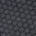 Tapis rectangulaire Anthracite 160x230 cm Coton – Image 4