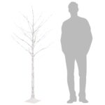 Bouleau blanc à LED 96 LED Blanc chaud 180 cm – Image 5