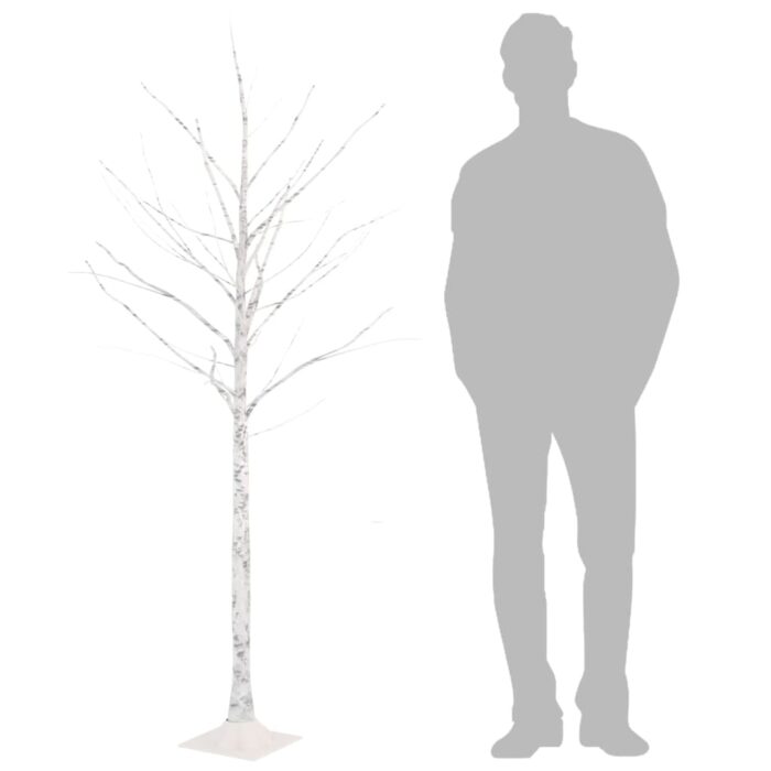 Bouleau blanc à LED 96 LED Blanc chaud 180 cm – Image 5