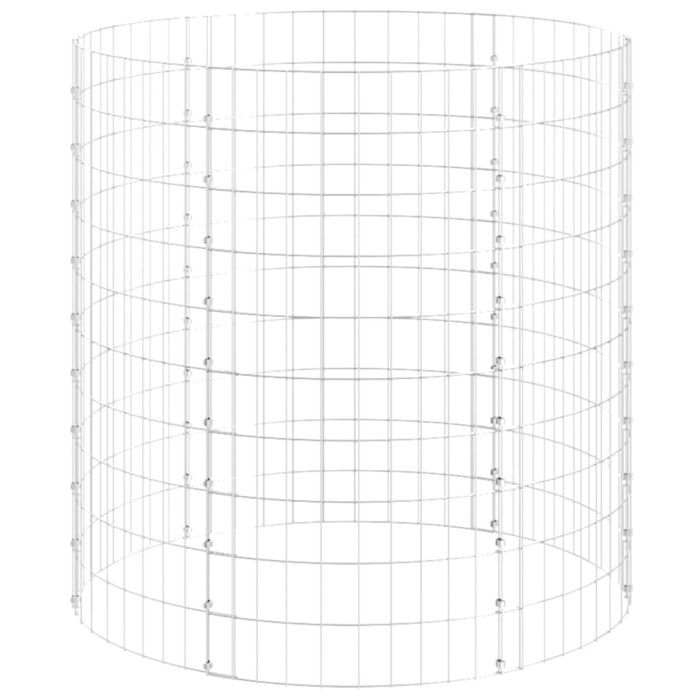 Composteur de jardin Ø100x100 cm Acier galvanisé – Image 2