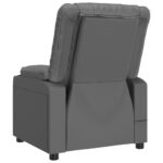 Fauteuil inclinable Gris Similicuir – Image 3