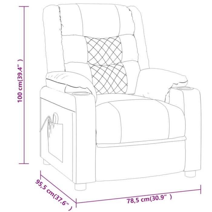 VXL8720287141815_g_en_hd_7.jpg Fauteuil inclinable Rouge bordeaux Similicuir – Image 7