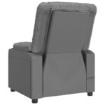 Fauteuil de massage Gris Similicuir – Image 3