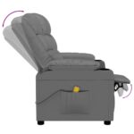 Fauteuil de massage Gris Similicuir – Image 4