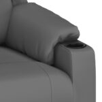 Fauteuil de massage Gris Similicuir – Image 5