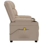 Fauteuil de massage Cappuccino Similicuir – Image 2