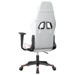 Chaise de jeu de massage Blanc et rose Similicuir – Image 5
