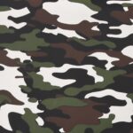 Chaise de jeu de massage repose-pied Noir camouflage Similicuir – Image 12