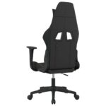 Chaise de jeu de massage Noir et vert clair Tissu – Image 3