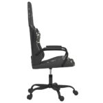 Chaise de jeu de massage Noir et camouflage Similicuir – Image 2
