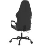 Chaise de jeu de massage Noir et camouflage Similicuir – Image 3