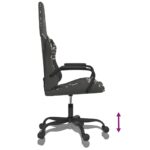 Chaise de jeu de massage Noir et camouflage Similicuir – Image 4