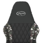 Chaise de jeu de massage Noir et camouflage Similicuir – Image 7