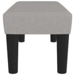 Banc Gris clair 70x30x30 cm Tissu – Image 2