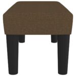 Banc Marron foncé 70x30x30 cm Tissu – Image 2