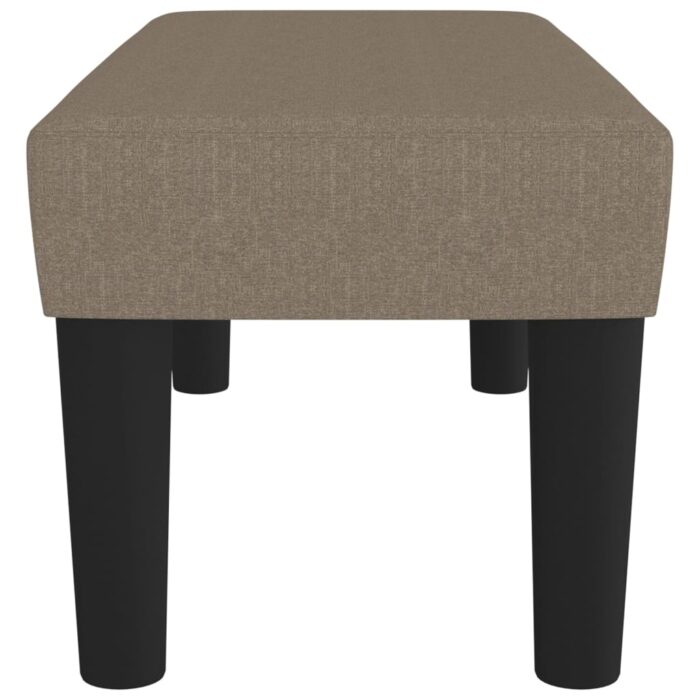 Banc Taupe 70x30x30 cm Tissu – Image 2