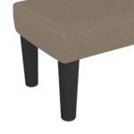 Banc Taupe 70x30x30 cm Tissu – Image 3