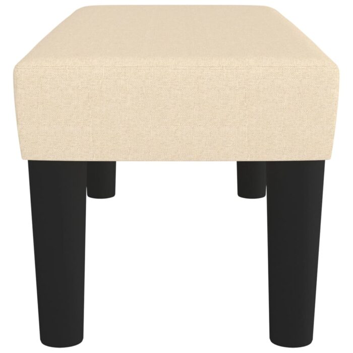 Banc Crème 70x30x30 cm Tissu – Image 2