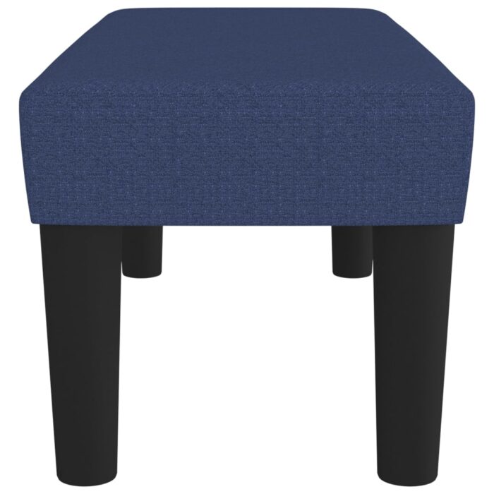 Banc Bleu 70x30x30 cm Tissu – Image 2