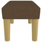 Banc Marron foncé 70x30x30 cm Tissu – Image 2