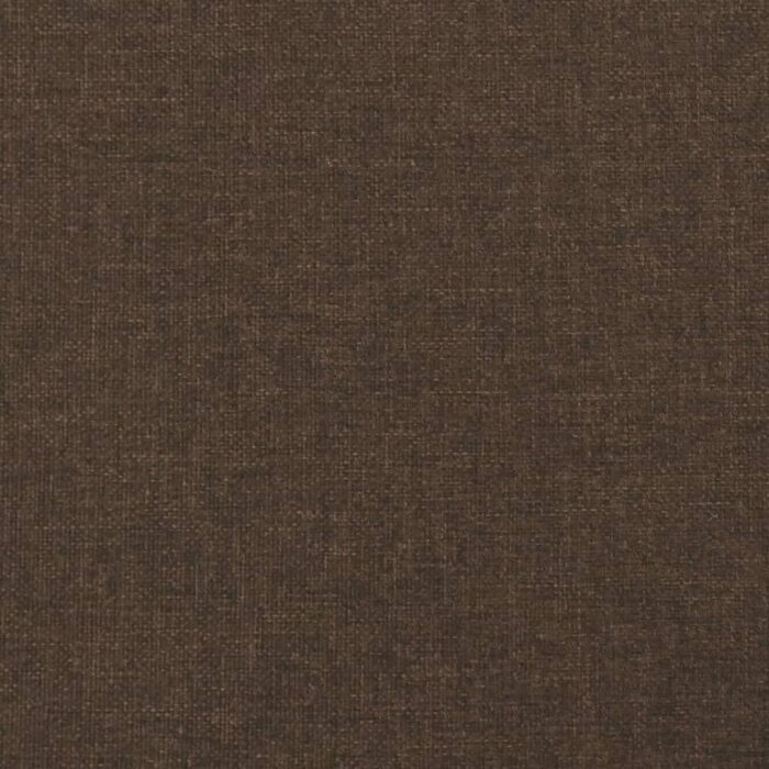 Banc Marron foncé 70x30x30 cm Tissu – Image 4