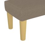 Banc Taupe 70x30x30 cm Tissu – Image 3
