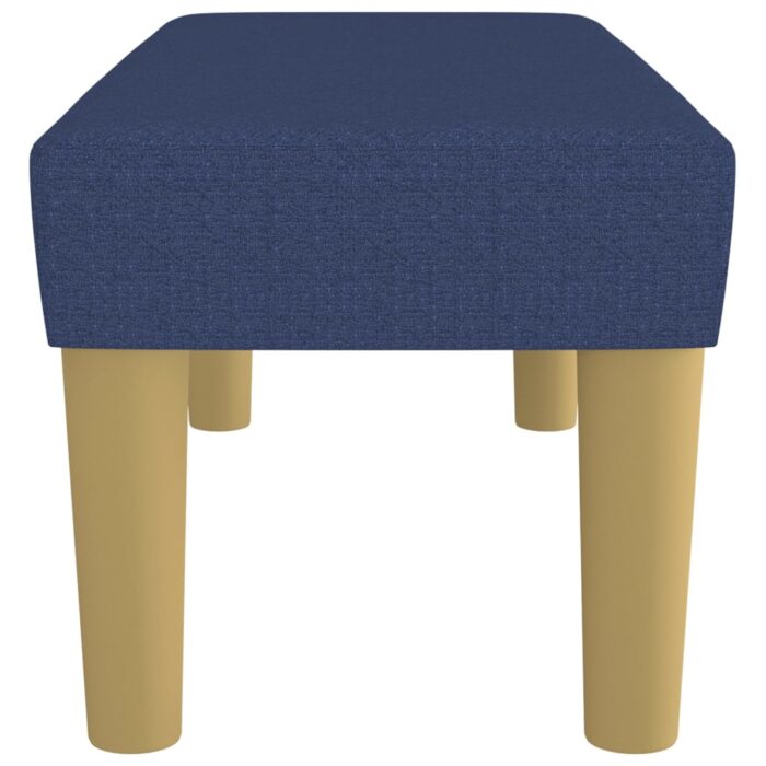 Banc Bleu 70x30x30 cm Tissu – Image 2