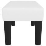 Banc Blanc 70x30x30 cm Similicuir – Image 2
