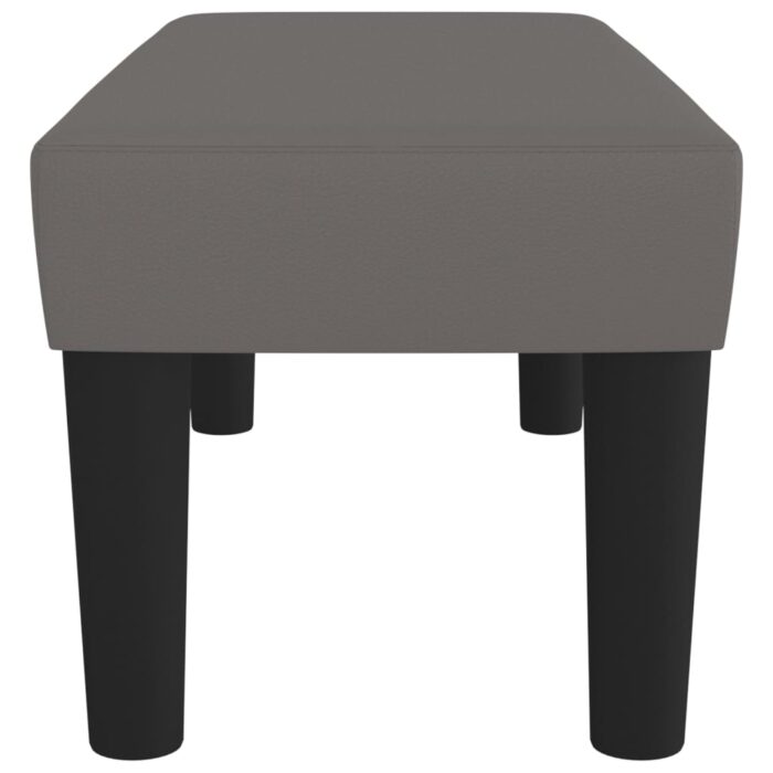 Banc Gris 70x30x30 cm Similicuir – Image 2