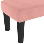 Banc Rose 70x30x30 cm Velours – Image 3
